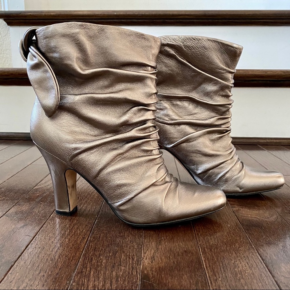 Aldo Booties Champagne Size 8.5 | Gently Worn